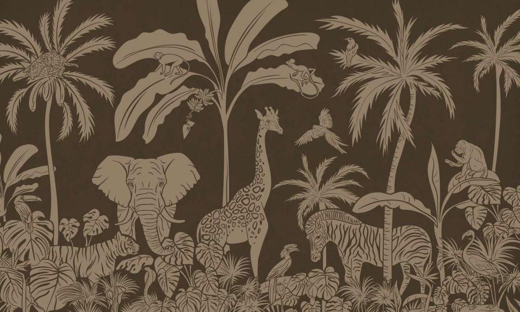 Kikki Belle - Monochrome Jungle - Brown Vintage