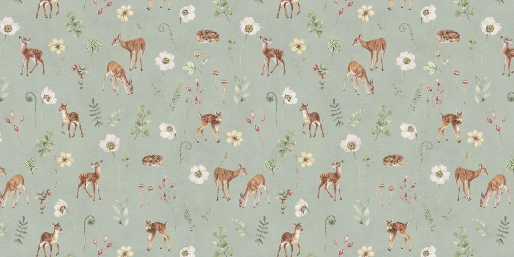 Madam Blanc - Dancing Deer - Green - 120