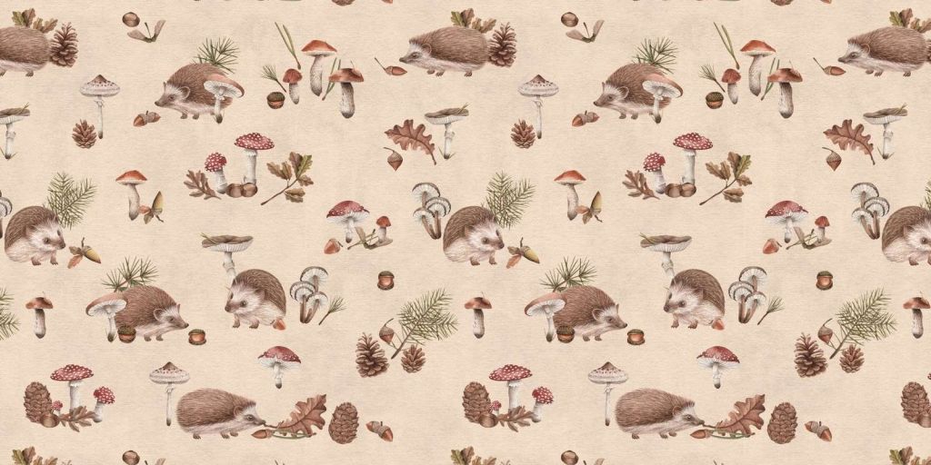 Madam Blanc - Happy Hedgehog - Beige - 120