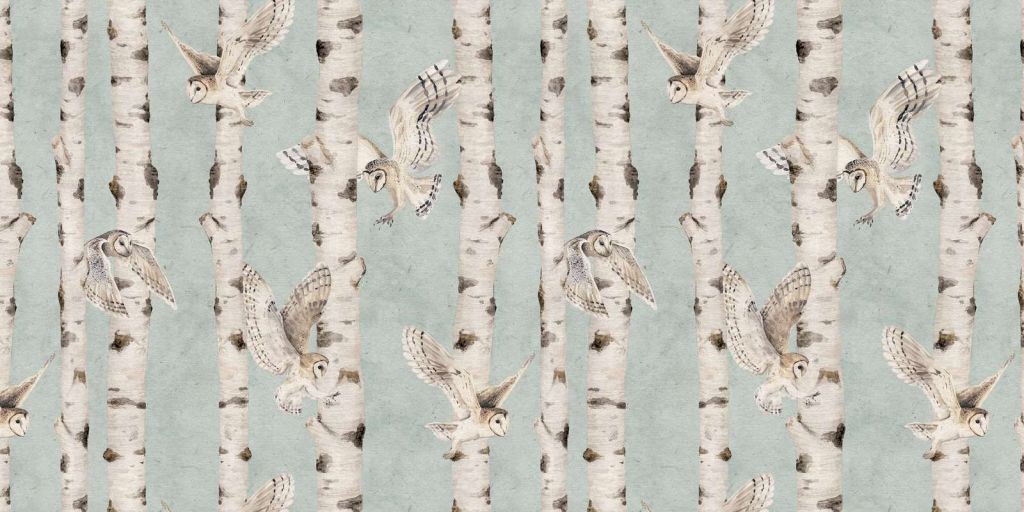 Madam Blanc - Birch and Owls - Bue - 120