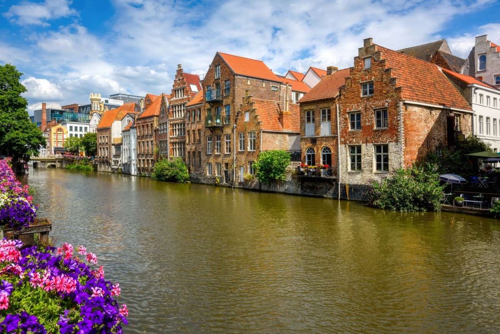 Historische huizen in Gent