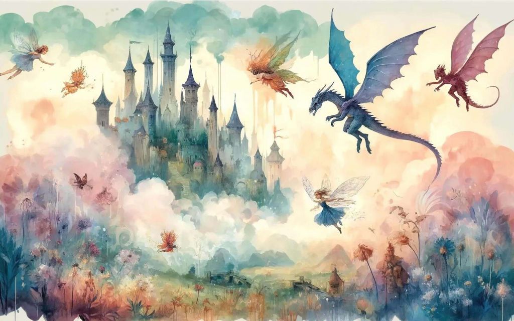 Enchanted Realm of Castles and Fairies