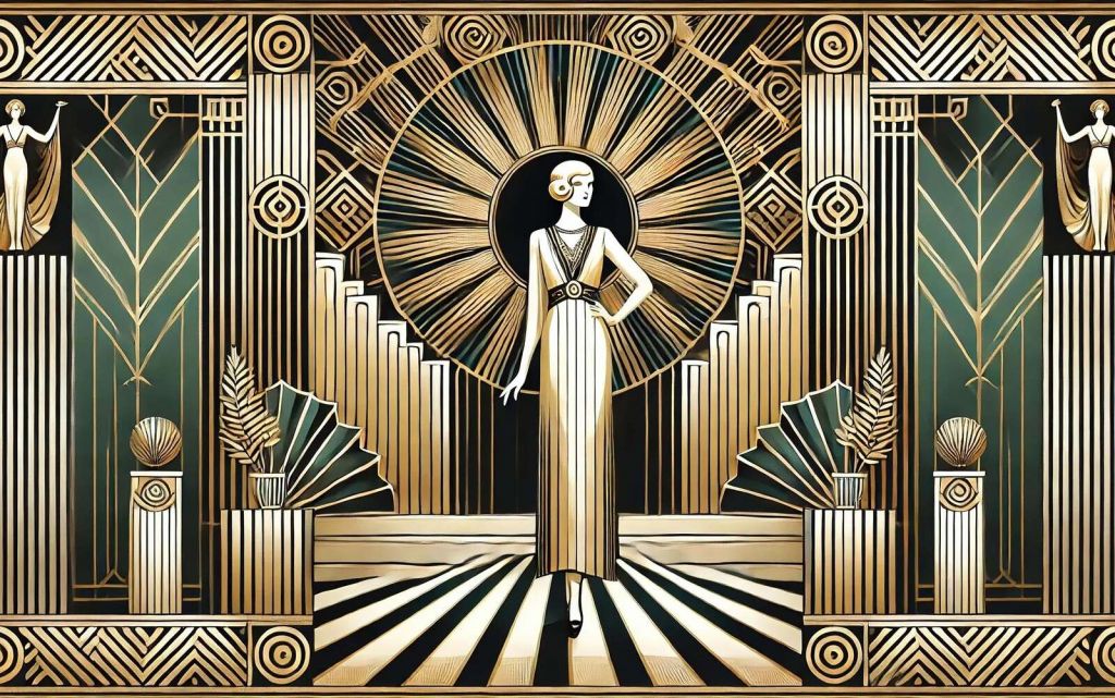 Golden Twenties Flair in Art Deco