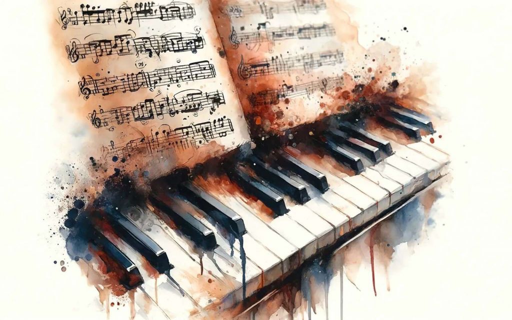 Melodic Harmony Captured in Artistic Strokes