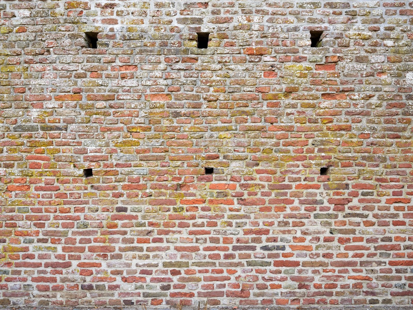 compileren partij Interpersoonlijk Oude stenen muur - Fotobehang