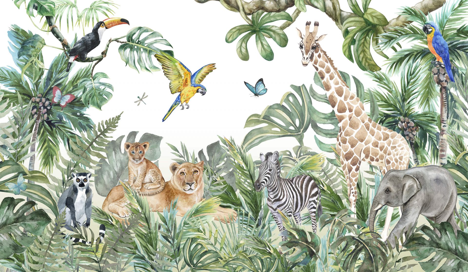 jungle dieren -