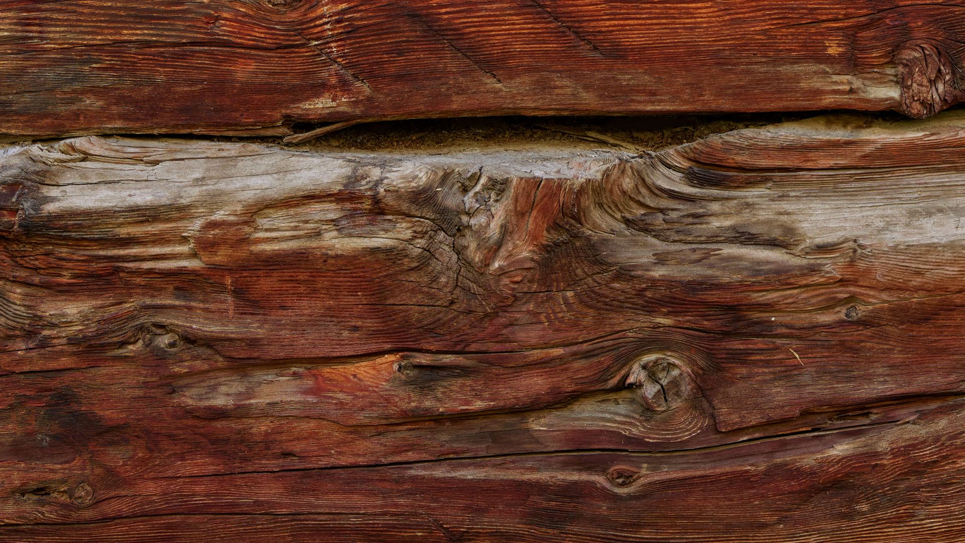 beproeving Conventie Huisdieren Ruw houten planken - Fotobehang