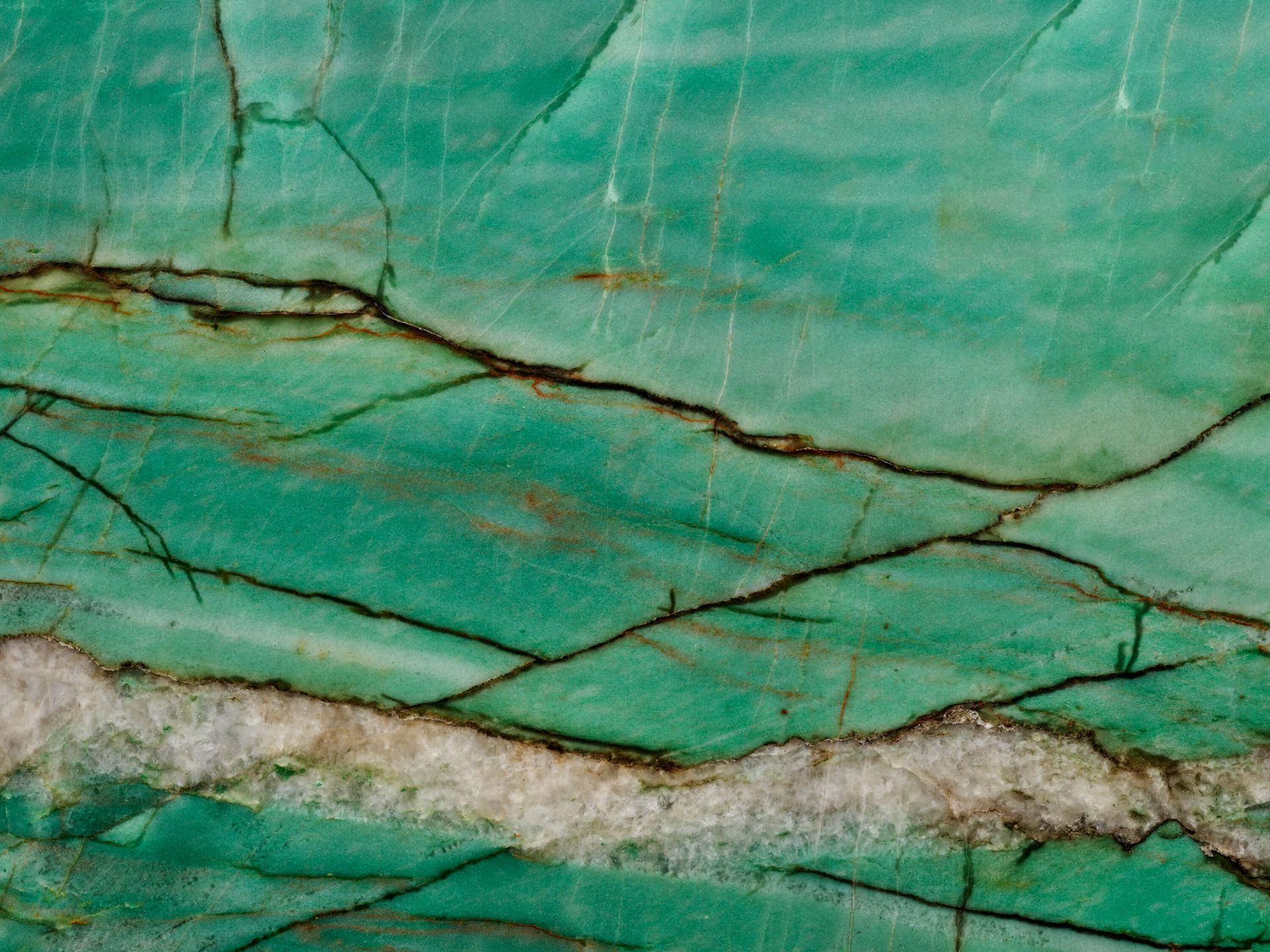 een beetje Antibiotica Maxim Close-up groen marmer - Fotobehang