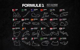 Formule 1 2023 - Data Map - Fotobehang