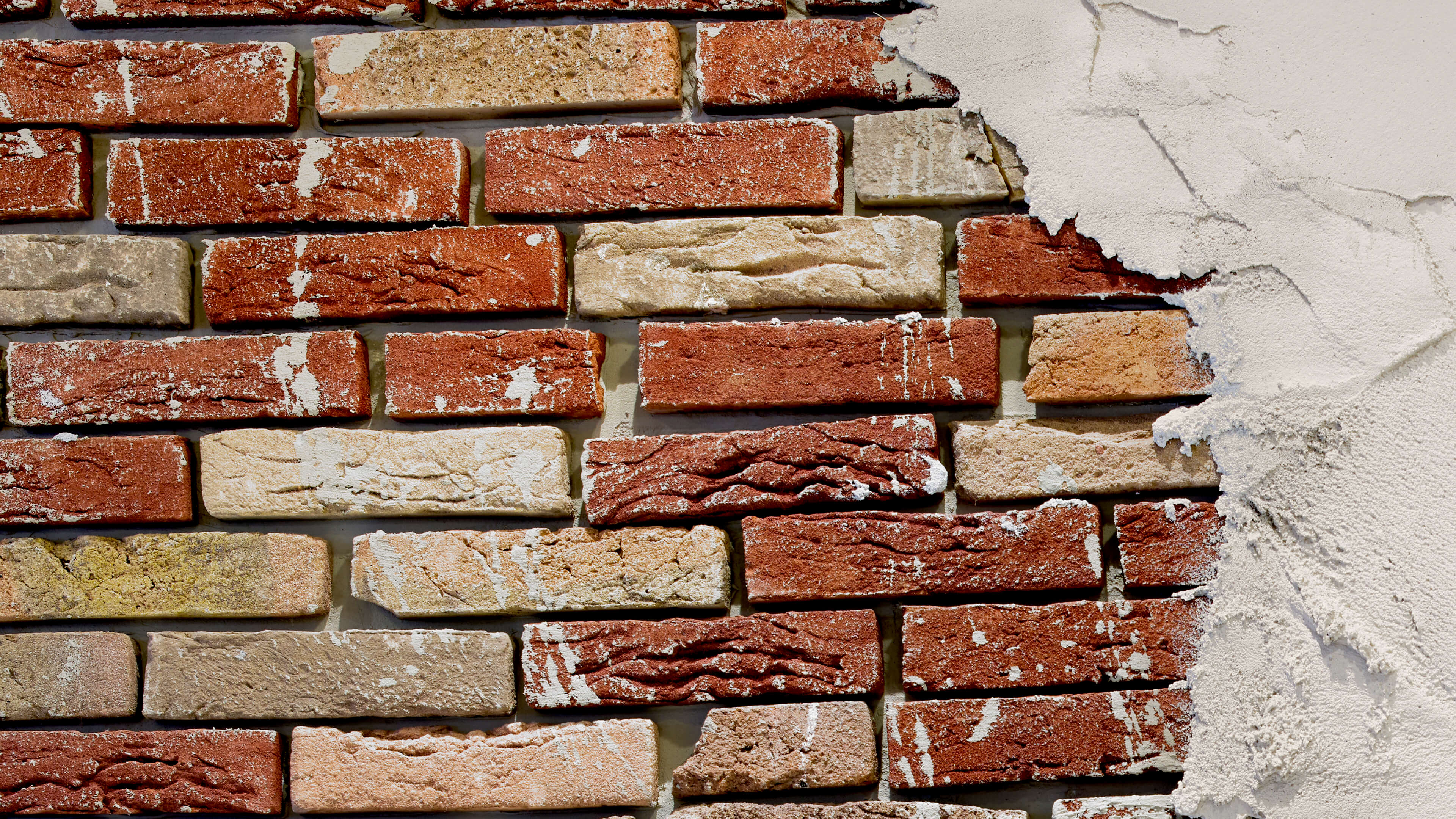 Muur met stucwerk Fotobehang