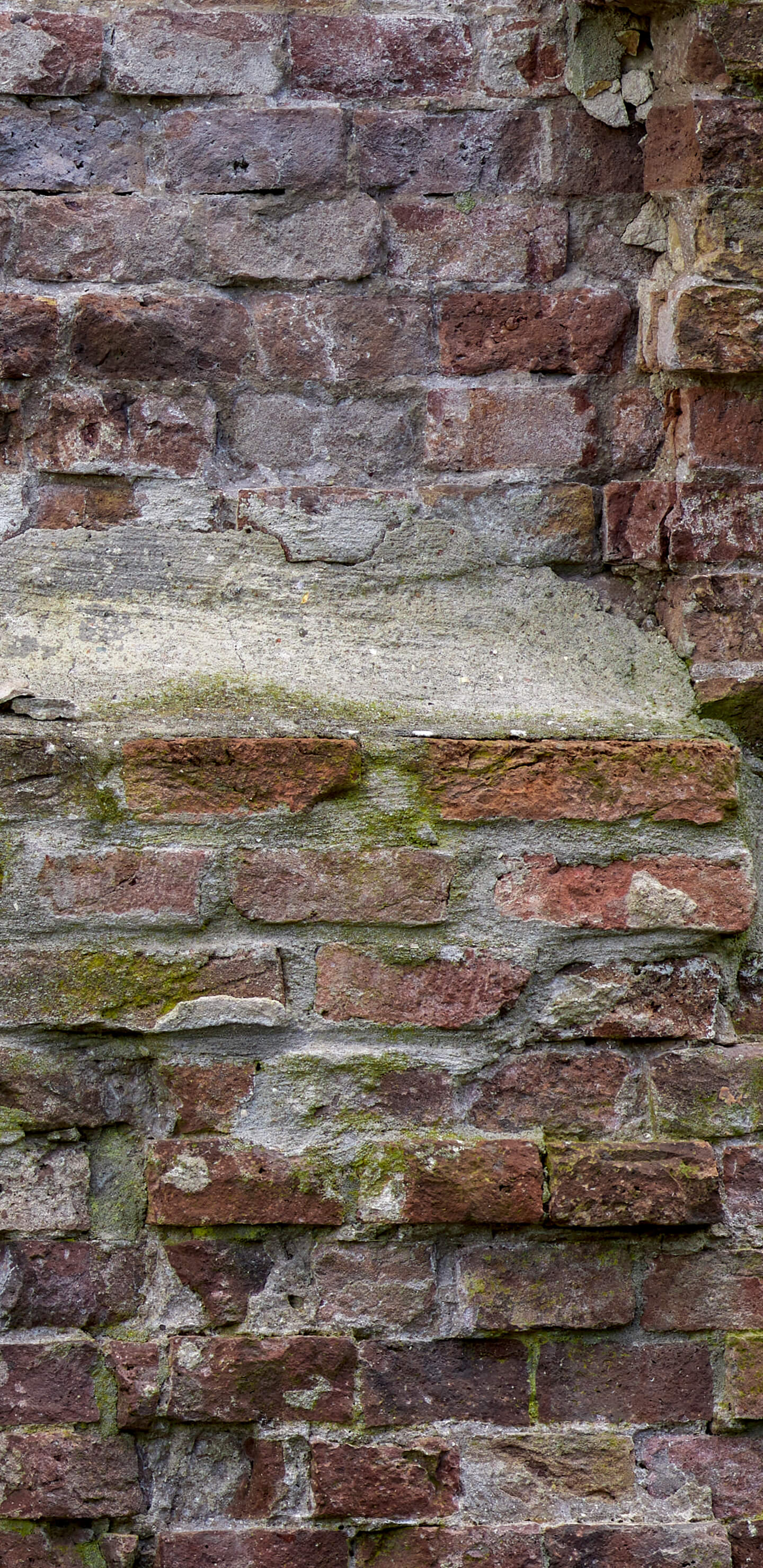 Oude afgebrokkelde muur Fotobehang