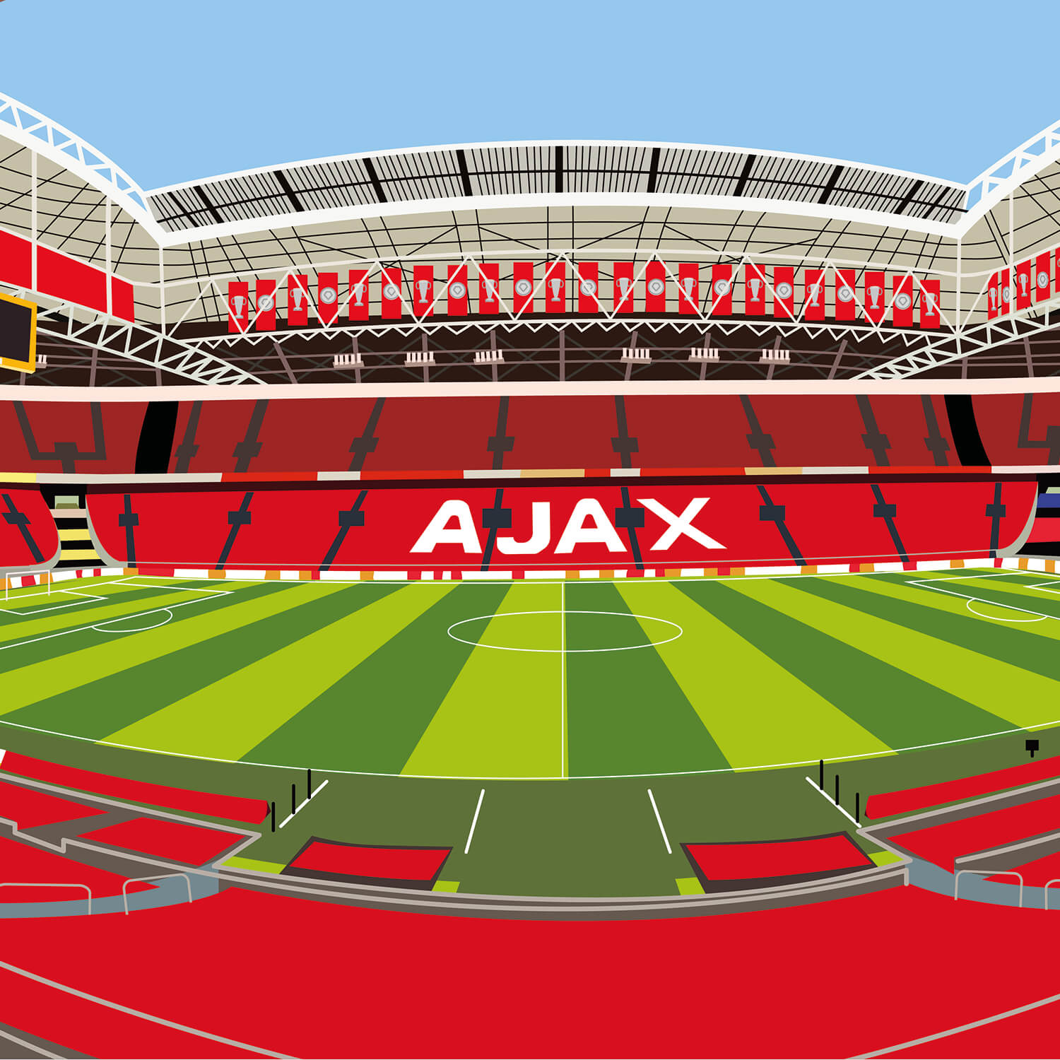 Johan Cruijff Arena - Ajax - - Fotobehang