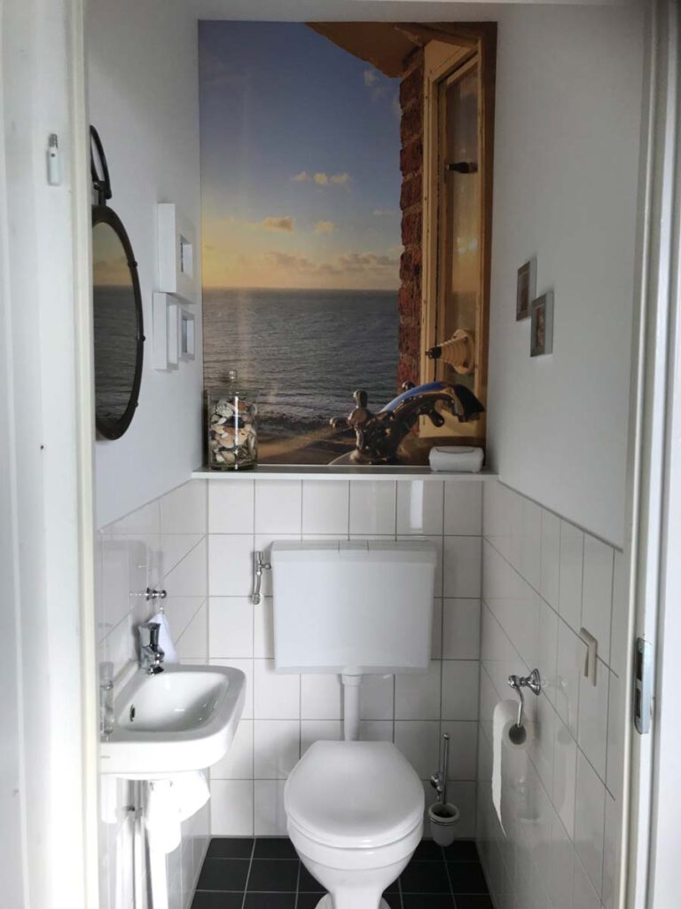 Behang in het toilet? het kleinste kamertje! - Fotobehang.com